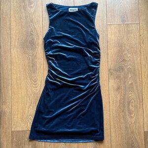 Velvet mini dress